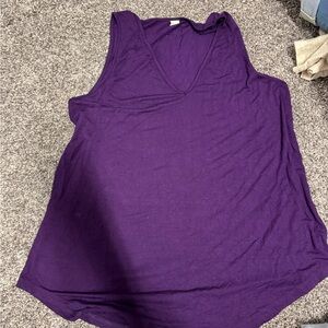 Purple Women's Sleeveless Top